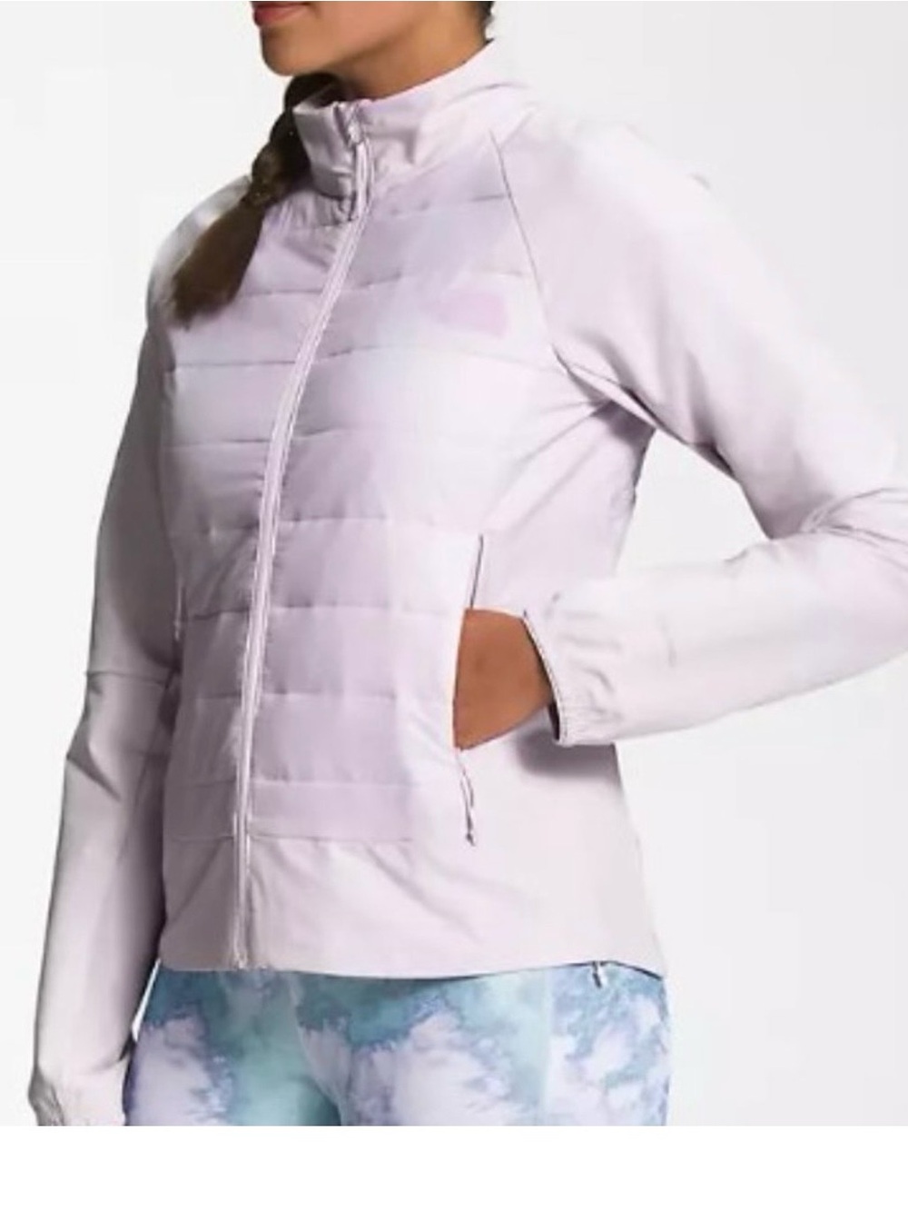 The North Face Women's Quilted Jacket in Pale Lavender